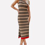 Zeagoo Womens Bodycon Midi Dresses Casual Sleeveless Dress