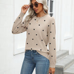 Nadorine Classic Crew Neck Pullover Sweaters (US Only)