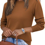 Nadorine Classic Crew Neck Pullover Sweaters (US Only)