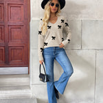 Trendy Casual Lightweight Knit Pullover Sweater (US Only)