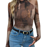 Nadorine Versatile Double Lined Fitted Mesh Sheer Top for Women Casual Work Office Loose Fit 2026 | Under $40