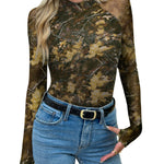 Nadorine Versatile Double Lined Fitted Mesh Sheer Top for Women Casual Work Office Loose Fit 2026 | Under $40