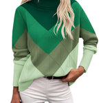 Trendy Chunky Knitted Turtleneck Sweater (US Only)