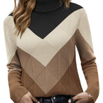 Trendy Chunky Knitted Turtleneck Sweater (US Only)