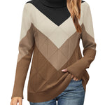 Trendy Chunky Knitted Turtleneck Sweater (US Only)