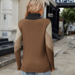 Trendy Chunky Knitted Turtleneck Sweater (US Only)