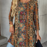 Zeagoo Zeagoo Casual Loose Fit 3/4 Sleeve Tunic Tops for Women Casual Work Office Loose Fit 2026 | Under $40