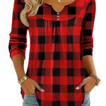 Nadorine Dressy Casual Fashion V-neck Fall Blouses for Women Casual Work Office Loose Fit 2026 | Under $40