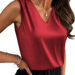 Nadorine Dressy Casual Satin Camisole Tank Tops for Women Elegant Office Work Dressy 2026 | Under $25