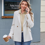 Wrinkle Free Long Sleeve Collared Dress Blouses (US Only)