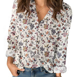 Zeagoo Zeagoo Women's Casual Loose 100% Cotton Long Sleeve Blouse for Women Casual Work Office Loose Fit 2026 | Under