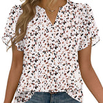 Casual Elegant Flowy Chiffon Blouse (US Only)