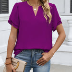 Casual Elegant Flowy Chiffon Blouse (US Only)