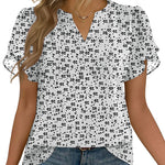 Casual Elegant Flowy Chiffon Blouse (US Only)