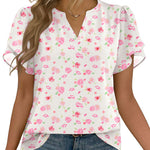 Casual Elegant Flowy Chiffon Blouse (US Only)