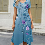Casual A-Line Flowy T-Shirt Dress with Pockets (US Only)