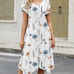 Casual A-Line Flowy T-Shirt Dress with Pockets (US Only)