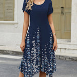 Casual A-Line Flowy T-Shirt Dress with Pockets (US Only)