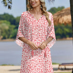 Nadorine Women's Boho Mini Dress with Pockets (US Only)