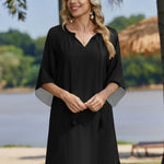 Nadorine Women's Boho Mini Dress with Pockets (US Only)
