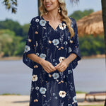 Nadorine Women's Boho Mini Dress with Pockets (US Only)
