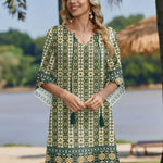 Nadorine Women's Boho Mini Dress with Pockets (US Only)