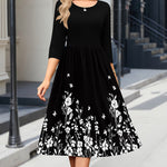 Nadorine Casual Flowy A-Line Midi Sundress with Pockets for Women Casual Beach Vacation Summer 2026