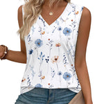 Business Casual V Neck Loose Fit Tank Top (US Only)