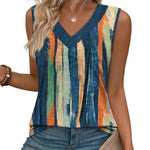 Business Casual V Neck Loose Fit Tank Top (US Only)
