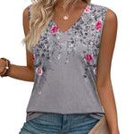 Business Casual V Neck Loose Fit Tank Top (US Only)