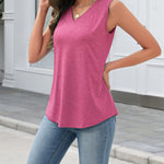 Business Casual V Neck Loose Fit Tank Top (US Only)