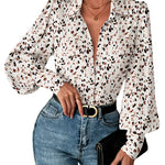 Elegant Lantern Long Sleeve Blouse (US Only)