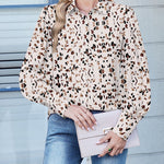 Elegant Lantern Long Sleeve Blouse (US Only)