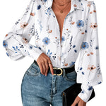 Elegant Lantern Long Sleeve Blouse (US Only)