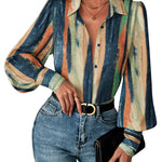 Elegant Lantern Long Sleeve Blouse (US Only)
