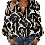 Elegant Lantern Long Sleeve Blouse (US Only)