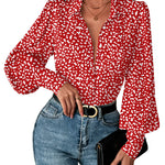 Elegant Lantern Long Sleeve Blouse (US Only)