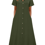 Resort Casual A-Line Long Sundress (US Only)