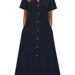 Resort Casual A-Line Long Sundress (US Only)