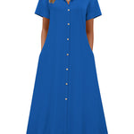 Resort Casual A-Line Long Sundress (US Only)