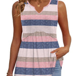 Flowy Peplum Hem Babydoll Blouse (US Only)