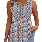 Flowy Peplum Hem Babydoll Blouse (US Only)