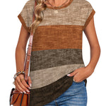 Nadorine Effortless Style Cap Short Sleeve Tops for Women Casual Work Office Loose Fit 2026 | Under $25
