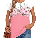 Nadorine Effortless Style Cap Short Sleeve Tops for Women Casual Work Office Loose Fit 2026 | Under $25