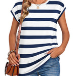 Nadorine Effortless Style Cap Short Sleeve Tops for Women Casual Work Office Loose Fit 2026 | Under $25