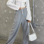 Tie Shrug Crop Cardigan (Open Front) - Nadorine (Us Only)