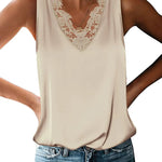 Nadorine 2023 Women's Silk Satin Tank Tops