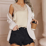 Nadorine 2023 Women's Silk Satin Tank Tops