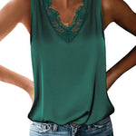 Nadorine 2023 Women's Silk Satin Tank Tops