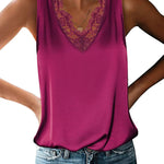 Nadorine 2023 Women's Silk Satin Tank Tops
